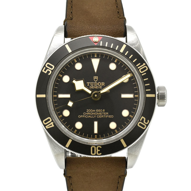 チューダー(チュードル)　TUDOR　ヘリテージ ブラックベイ フィフティエイト　79030N　39mm　ブラック　USED　中古