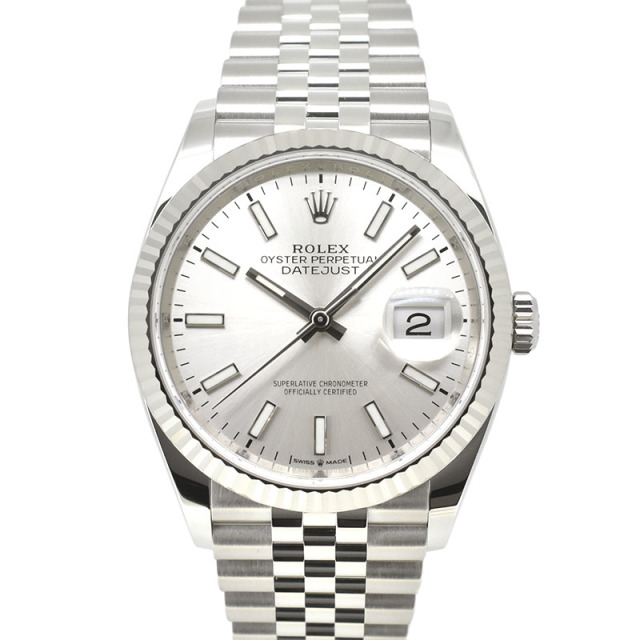 ロレックス　ROLEX　デイトジャスト36　126234　シルバー　36mm　国内正規品　未使用品
