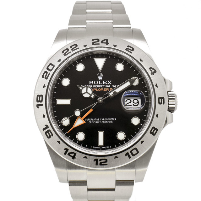 ロレックス　ROLEX　エクスプローラー2　Ref.216570　ブラック　ランダム番　USED　中古