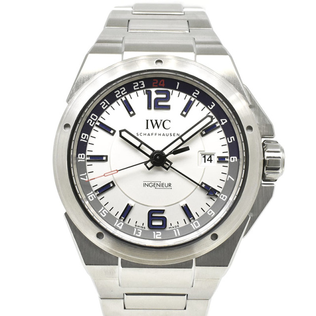 IWC　インヂュニア　デュアルタイム　IW324404　43mm　シルバー　USED　中古