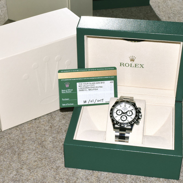 ロレックス ROLEX コスモグラフ デイトナ Ref.116500LN ホワイト セラミックベゼル USED 中古