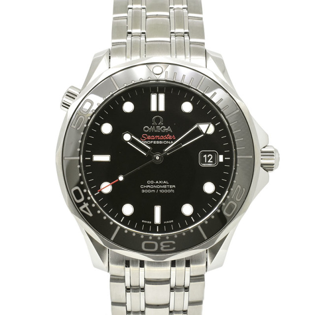オメガ OMEGA シーマスター300 コーアクシャル 212.30.41.20.01.003 ブラック 41mm 未使用品
