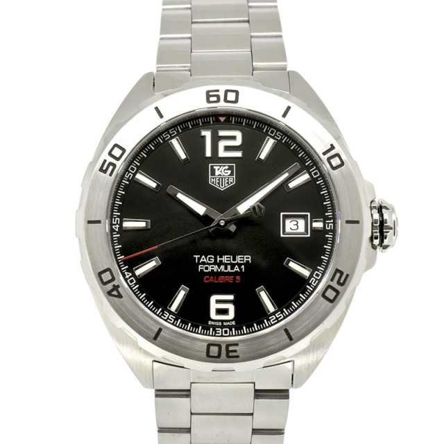 タグホイヤー　TAG HEUER　フォーミュラ1　キャリバー5　WAZ2113.BA0875　ブラック　SS　41mm　USED　中古