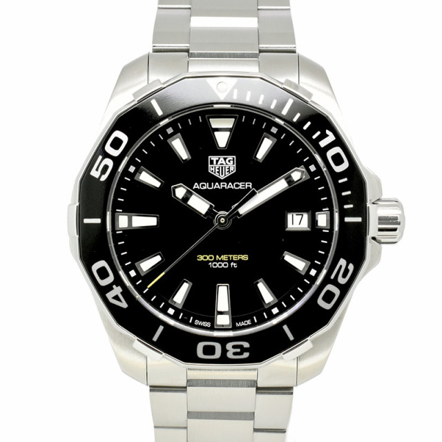 タグホイヤー　TAG HEUER　アクアレーサー　WAY111A.BA0928　41mm　ブラック　SS　クォーツ　USED　中古