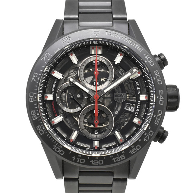 タグホイヤー TAG HEUER カレラ クロノグラフ キャリバー ホイヤー01 ブラックセラミック CAR2090.BH0729 43mm USED 中古