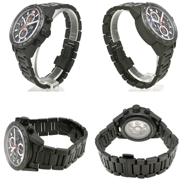 タグホイヤー TAG HEUER カレラ クロノグラフ キャリバー ホイヤー01 ブラックセラミック CAR2090.BH0729 43mm USED 中古