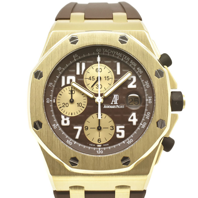 オーデマ・ピゲ　AUDEMARS PIGUET　ロイヤルオーク オフショア クロノグラフ アーノルドシュワルツェネッガー　26007BA.OO.D088CR.01　18KYG　44mm　世界400本限定　USED　中古
