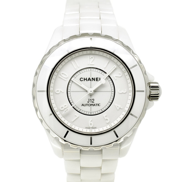 シャネル　CHANEL　J12　ホワイトファントム　H3443　38mm　世界2000本限定　USED　中古