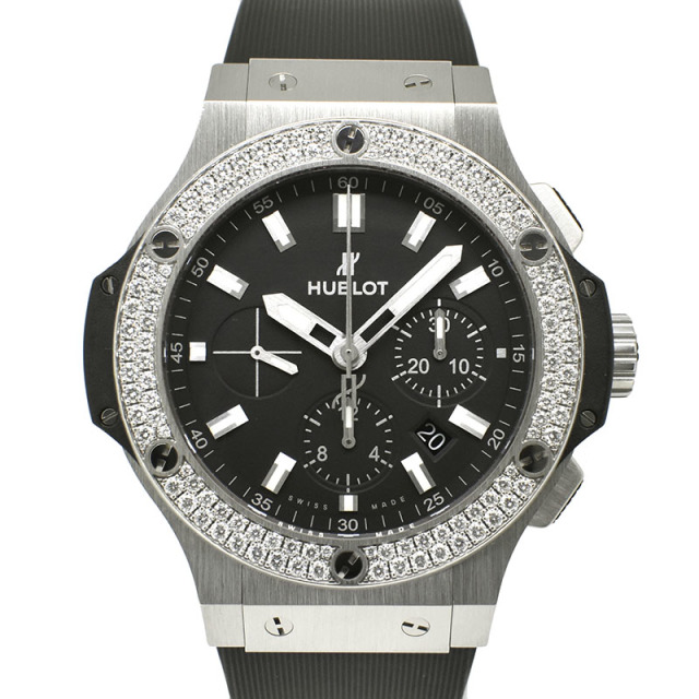 ウブロ　HUBLOT　ビッグバンエボリューション ダイヤモンドベゼル　301.SX.1170.RX.1104　ラバーベルト　44mm　USED　中古
