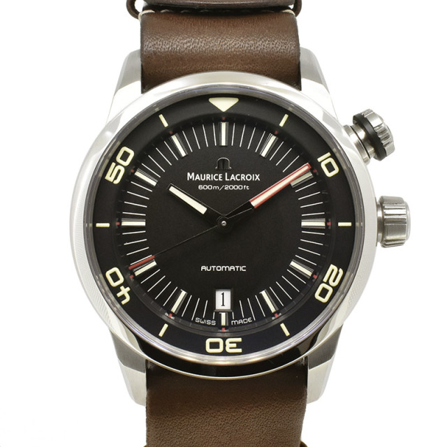モーリスラクロア　MAURICE LACROIX　ポントス S ダイバー　PT6248-SS001-330-1　自動巻き　43mm　SS　USED　中古