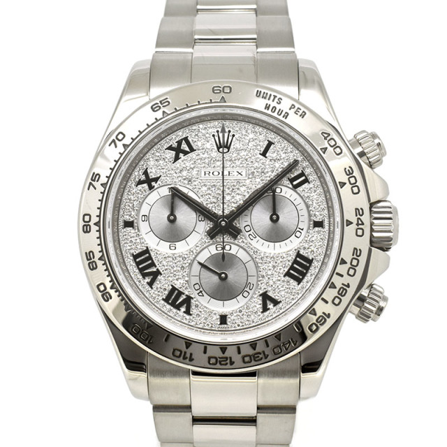 ロレックス　ROLEX　デイトナ　116509ZER　ホワイトゴールド　パヴェダイヤ　G番　40mm　USED　中古