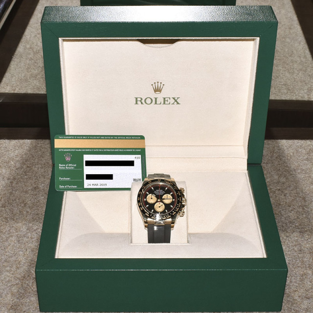 ロレックス ROLEX デイトナ 116518LN ブラック/シャンパン オイスター