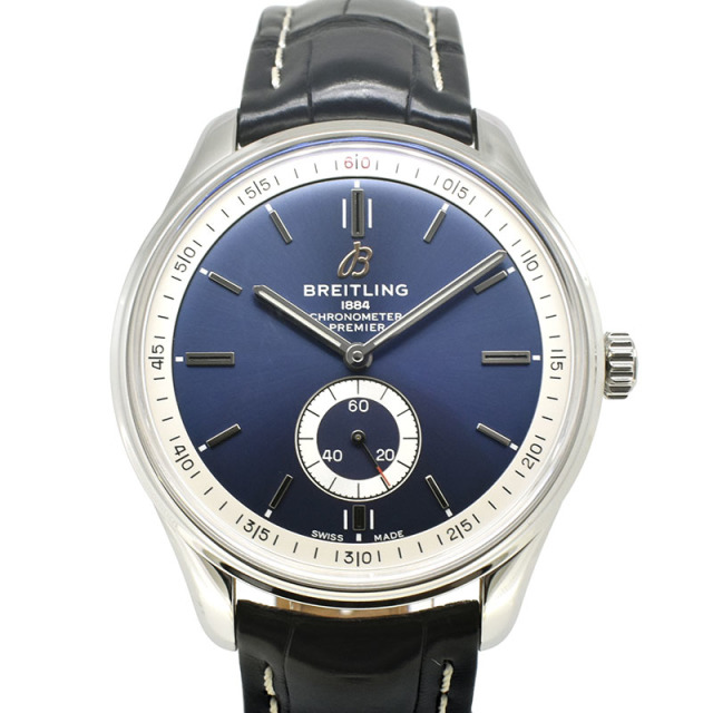 ブライトリング　BREITLING　プレミエ オートマティック 40　A377C-1WBA　40mm　ブルー　USED　中古