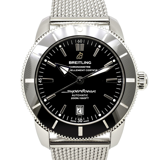 ブライトリング　BREITLING　スーパーオーシャンヘリテージ2 B20 46　A202B-1OCA　46mm　ブラック　USED　中古