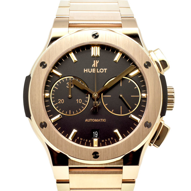 ウブロ　HUBLOT　クラシックフュージョン クロノグラフ キングゴールド ブレスレット　520.OX.1180.OX　45mm　未使用品