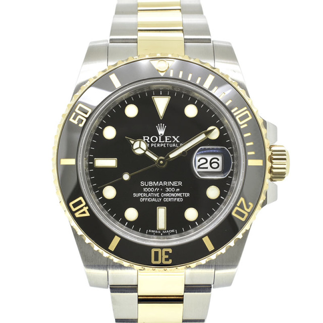 ロレックス　ROLEX　サブマリーナ コンビ　Ref.116613LN　ブラック　G番　USED　中古
