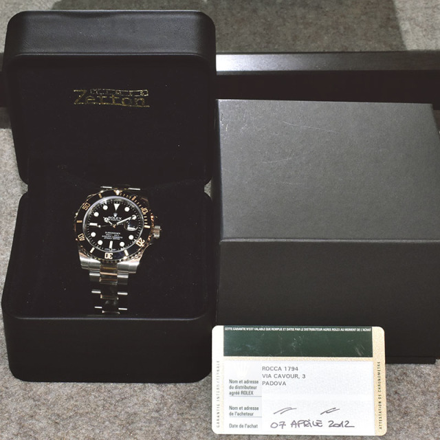 ロレックス ROLEX サブマリーナ コンビ Ref.116613LN ブラック G番