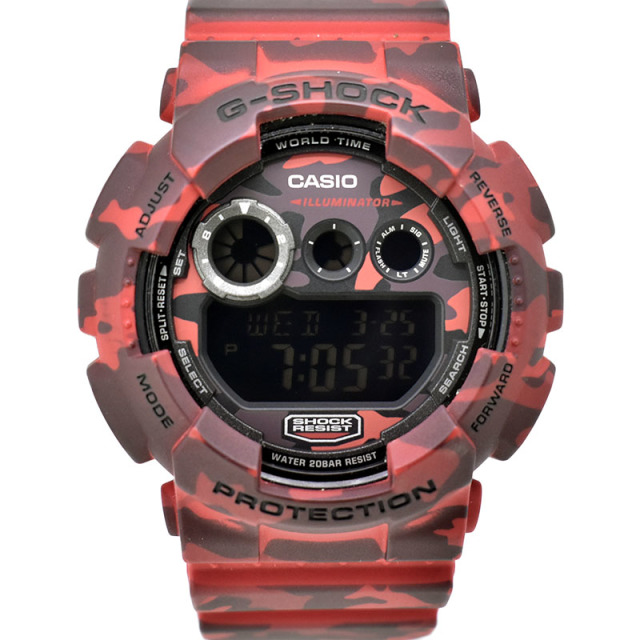 カシオ　ＣＡＳＩＯ　Gショック　GD-120CM-4JR　カモフラージュ　55×51.2×17.4mm　未使用品
