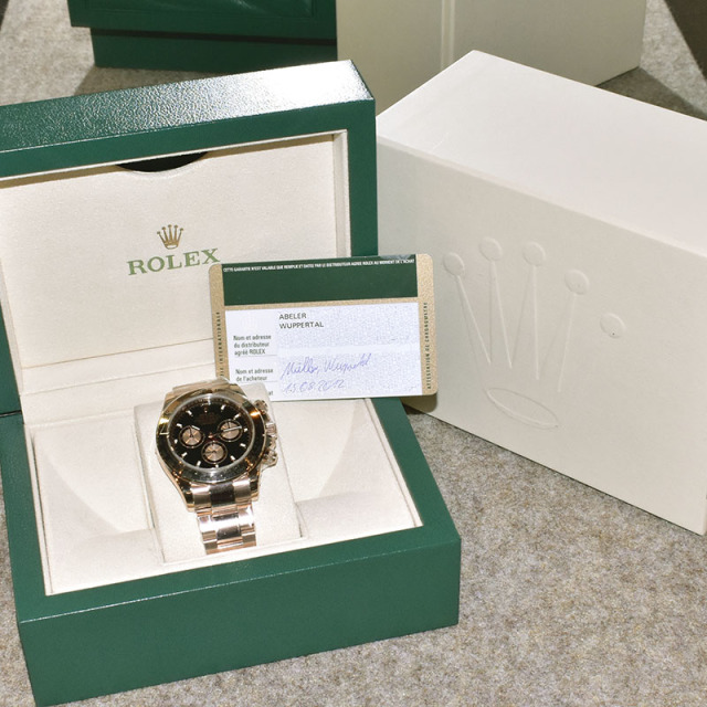ロレックス ROLEX デイトナ Ref.116505 エバーローズゴールド ブラック/ピンク ランダム番 USED 中古