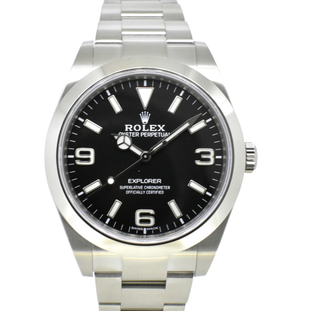ロレックス　ROLEX　エクスプローラー1　Ref.214270　39mm　クロマライト　ブラック　USED　中古