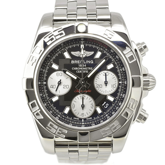 ブライトリング　BREITLING　クロノマット41　A014B52PA　ブラック　SS　41mm　自動巻　USED　中古