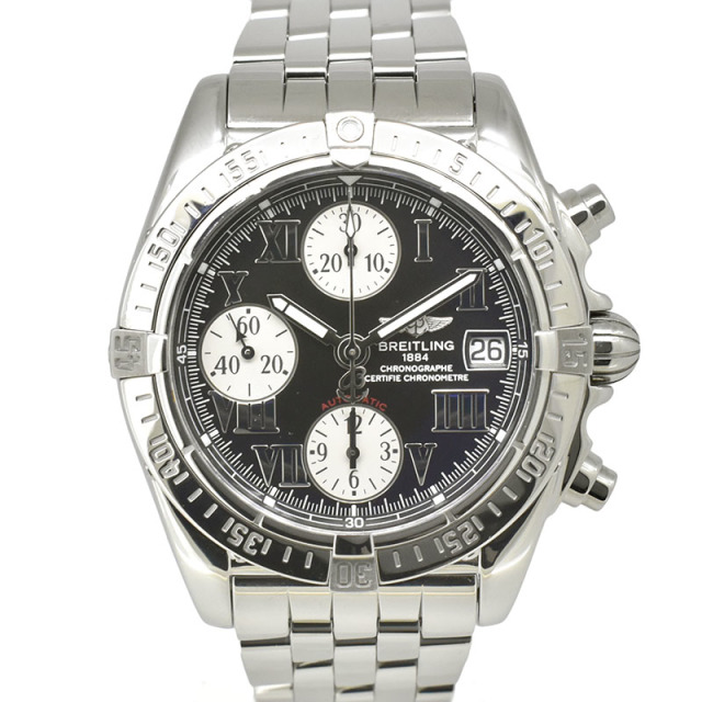 ブライトリング　BREITLING　クロノコックピット　A152B86PA　A13358　ブラックローマ　39mm　USED　中古
