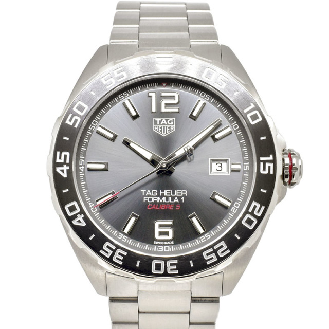 タグホイヤー　TAG HEUER　フォーミュラ1 キャリバー5　WAZ2011.BA0842　グレー　43mm　USED　中古