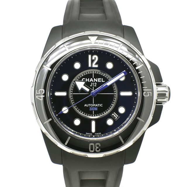 シャネル　CHANEL　J12 マリーン 42　H2558　ブラック　42mm　USED　中古
