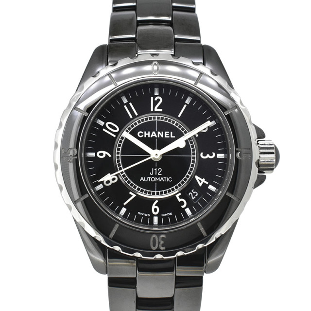 シャネル　CHANEL　J12 38mm　H0685　メンズ　ブラック　USED　中古