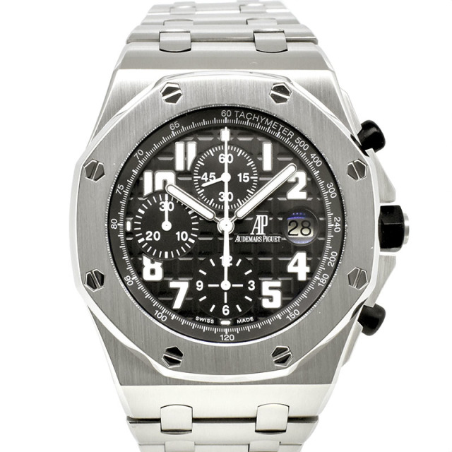 オーデマ・ピゲ　AUDEMARS PIGUET　ロイヤルオーク オフショアクロノ　25721ST.OO.1000ST.08.A　自動巻き　42mm　ブラック　USED　中古