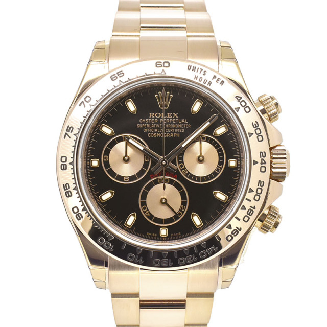 ロレックス　ROLEX　デイトナ　Ref.116505　エバーローズゴールド　ブラック/ピンク　ランダム番　USED　中古