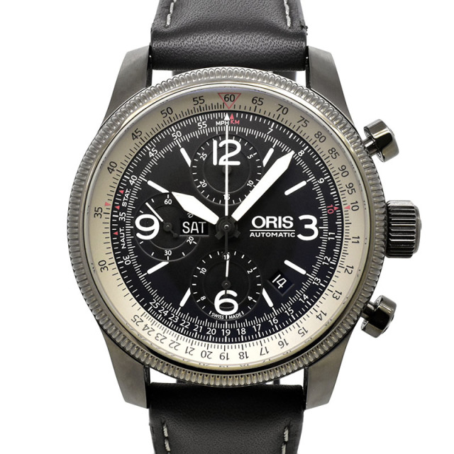 オリス　ORIS　ビッグクラウン X1 カリキュレーター 　675 7648 4264　SS　46mm　ブラック　USED　中古