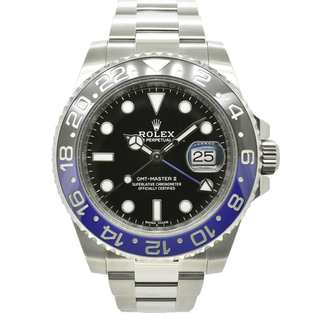 ロレックス　ROLEX　GMTマスター2　116710BLNR　40mm　青黒ベゼル　USED　中古