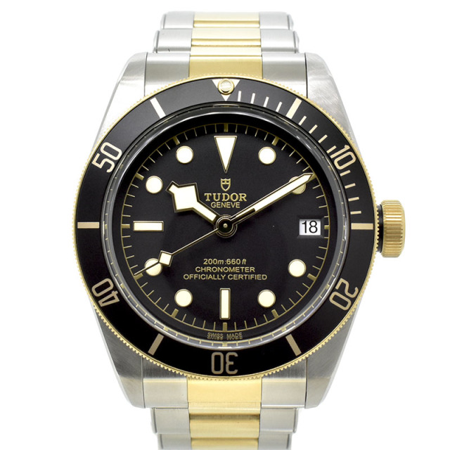 チューダー(チュードル)　TUDOR　ヘリテージ ブラックベイ コンビ　79733N　ブラック　41mm　USED　中古
