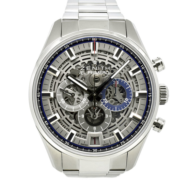 ゼニス　ZENITH　エルプリメロ クロノマスター フルオープン　03.2081.400/78.C813　SSブレス　42mm　USED　中古