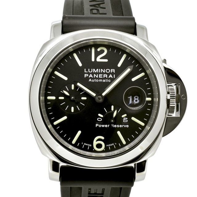 パネライ　PANERAI　ルミノールパワーリザーブ　44mm　PAM00090　ブラック　J番　USED　中古