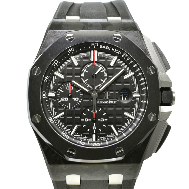オーデマ・ピゲ　AUDEMARS PIGUET　ロイヤルオーク オフショア クロノグラフ　26400AU.OO.A002CA.01　フォージドカーボン　44mm　USED　中古