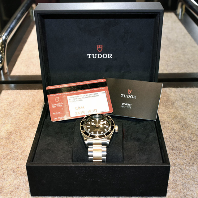 チューダー(チュードル) TUDOR ヘリテージ ブラックベイ コンビ 79733N