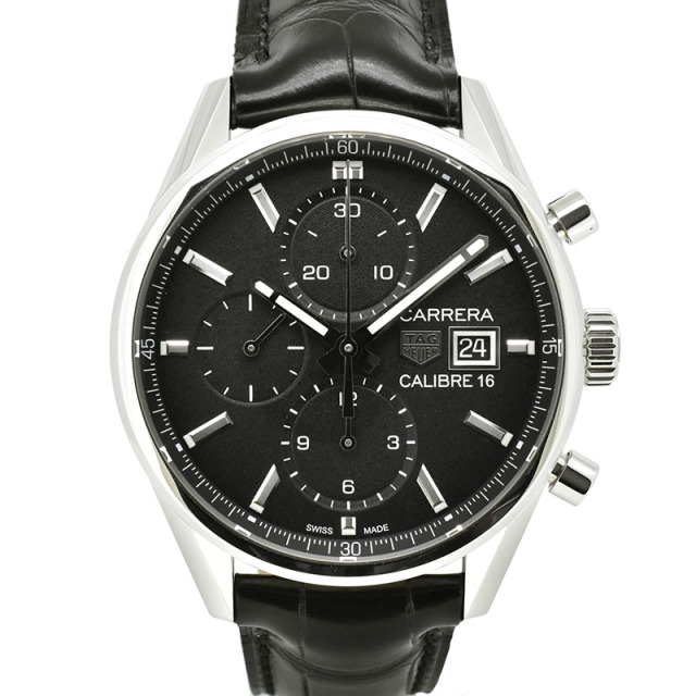 タグホイヤー　TAG HEUER　カレラ クロノグラフ キャリバー16　CBK2110.FC6266　41mm　SS　ブラック　自動巻　未使用品