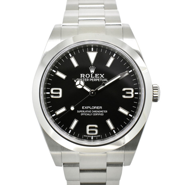 ロレックス　ROLEX　エクスプローラー1　Ref.214270　39mm　クロマライト　ブラック　USED　中古