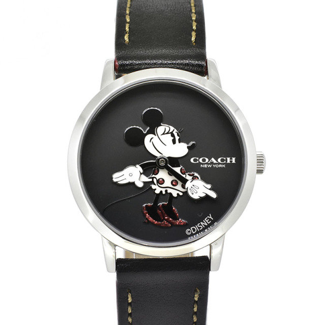 コーチ　COACH　ディズニー ミニー　32mm　クォーツ　USED　中古