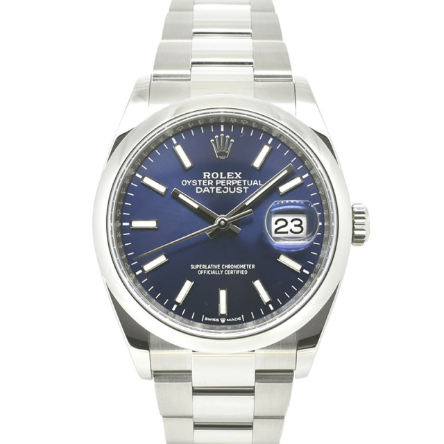 ロレックス　ROLEX　デイトジャスト36　126200　ブルー　36mm　国内正規品　未使用品