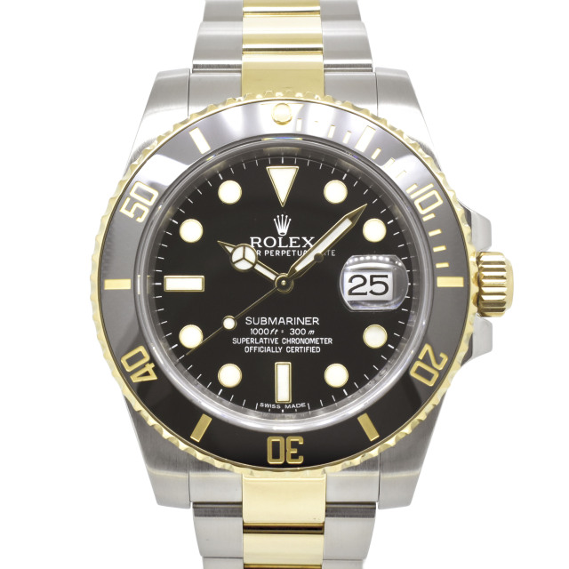 ロレックス　ROLEX　サブマリーナ コンビ　Ref.116613LN　ブラック　G番　USED　中古