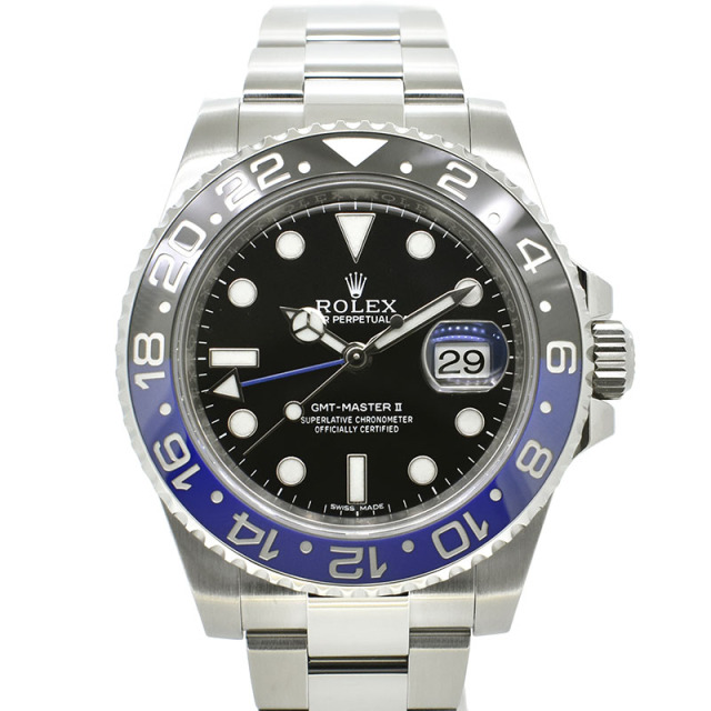 ロレックス　ROLEX　GMTマスター2　116710BLNR　40mm　青黒ベゼル　USED　中古