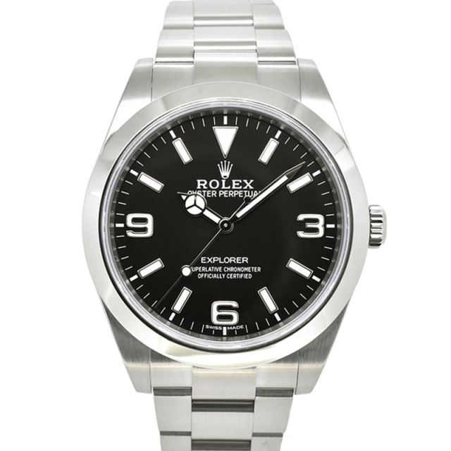 ロレックス　ROLEX　エクスプローラー1　Ref.214270　39mm　クロマライト　ブラック　USED　中古