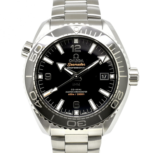 オメガ OMEGA シーマスター プラネットオーシャン マスタークロノメーター 215.30.44.21.01.001 ブラック 43.5mm USED 中古