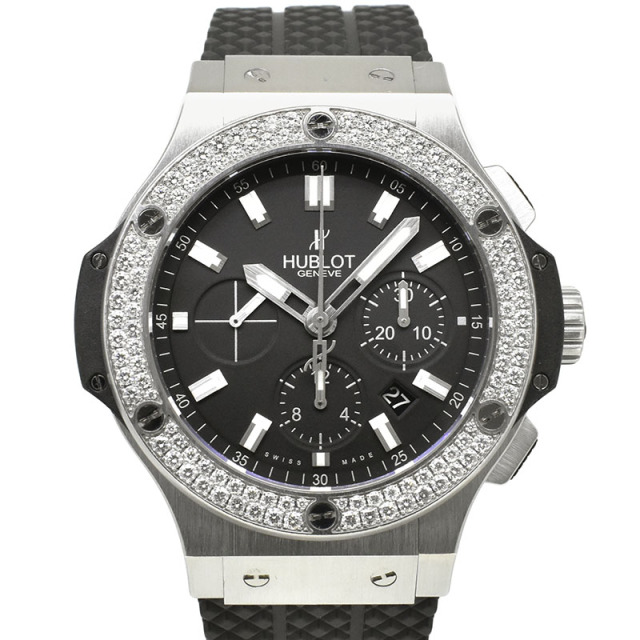 ウブロ　HUBLOT　ビッグバンエボリューション ダイヤモンドベゼル　301.SX.1170.RX.1104　ラバーベルト　44mm　USED　中古