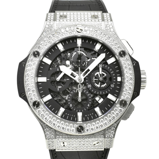 ウブロ　HUBLOT　ビッグバン アエロバン パヴェダイヤ　311.SX.1170.GR.1704　44mm　USED　中古