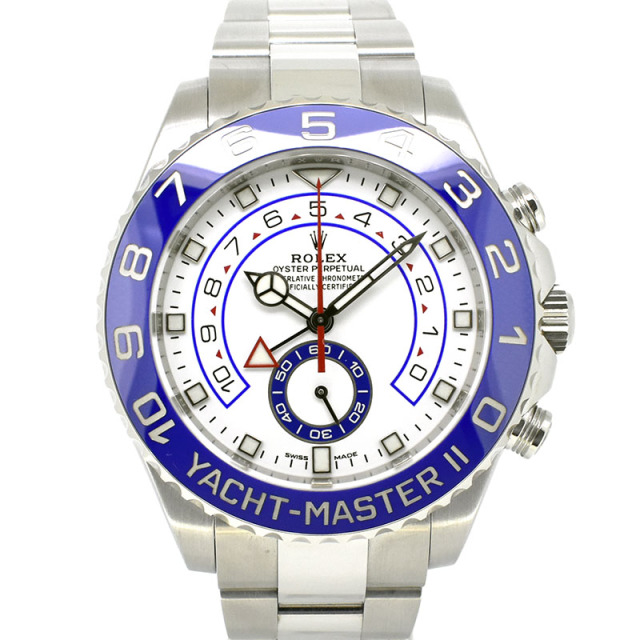 ロレックス　ROLEX　ヨットマスター2　116680　ホワイト　後期モデル　44mm　USED　中古