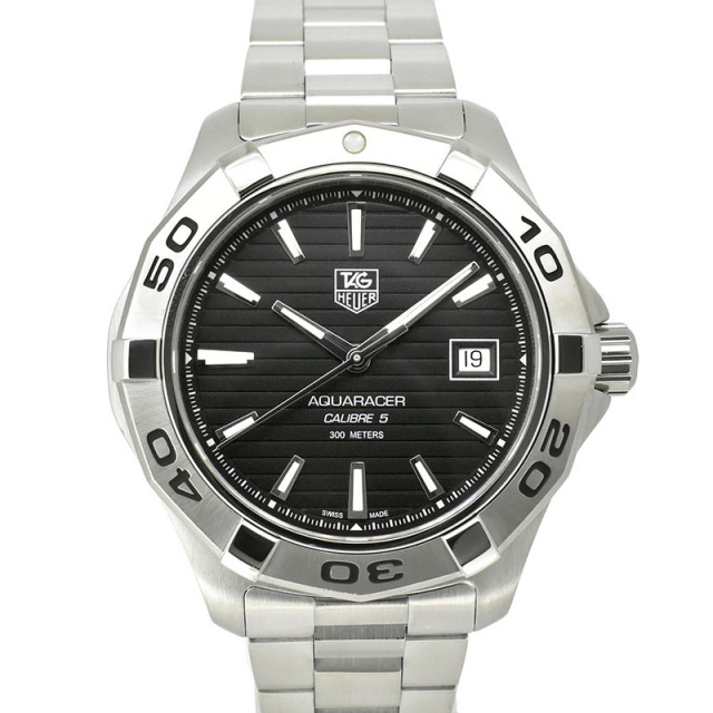 タグホイヤー　TAG HEUER　アクアレーサー キャリバー5　WAP2010.BA0830　自動巻　ブラック　41mm　USED　中古
